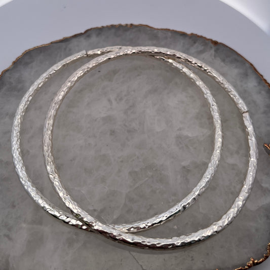Hammered Hoops