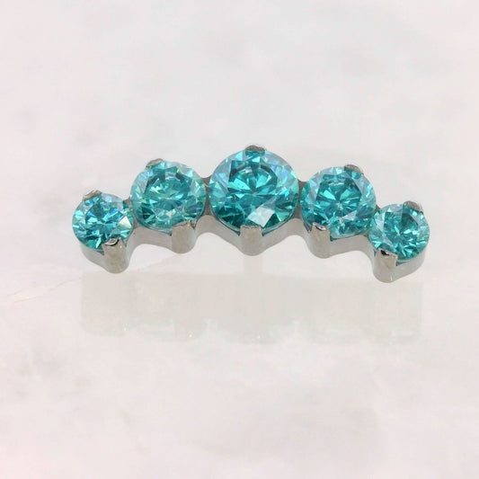 Prium - Single Row - Faceted Gems