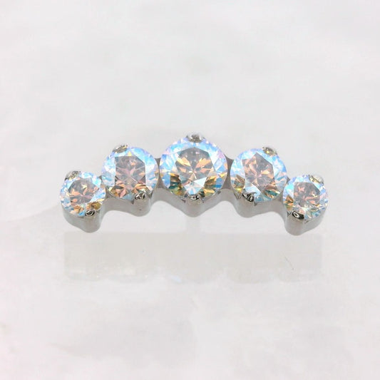 Prium - Single Row - Faceted Gems