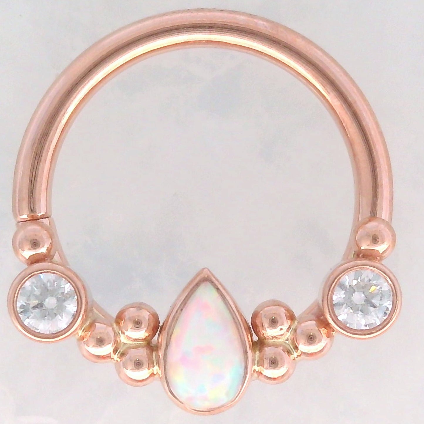 Inside Out Eden Pear Seam Ring