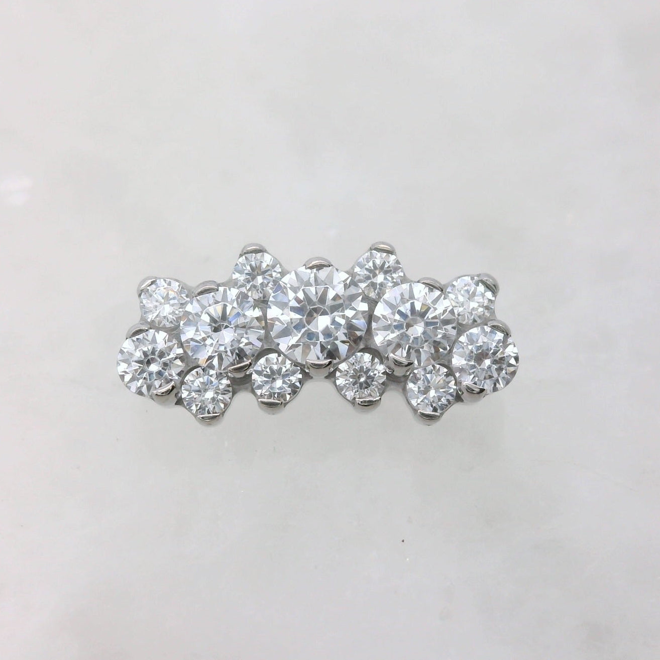 Suprium - Three Rows - Smaller Gems On Top & Bottom