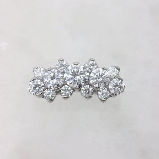 Suprium - Three Rows - Smaller Gems On Top & Bottom