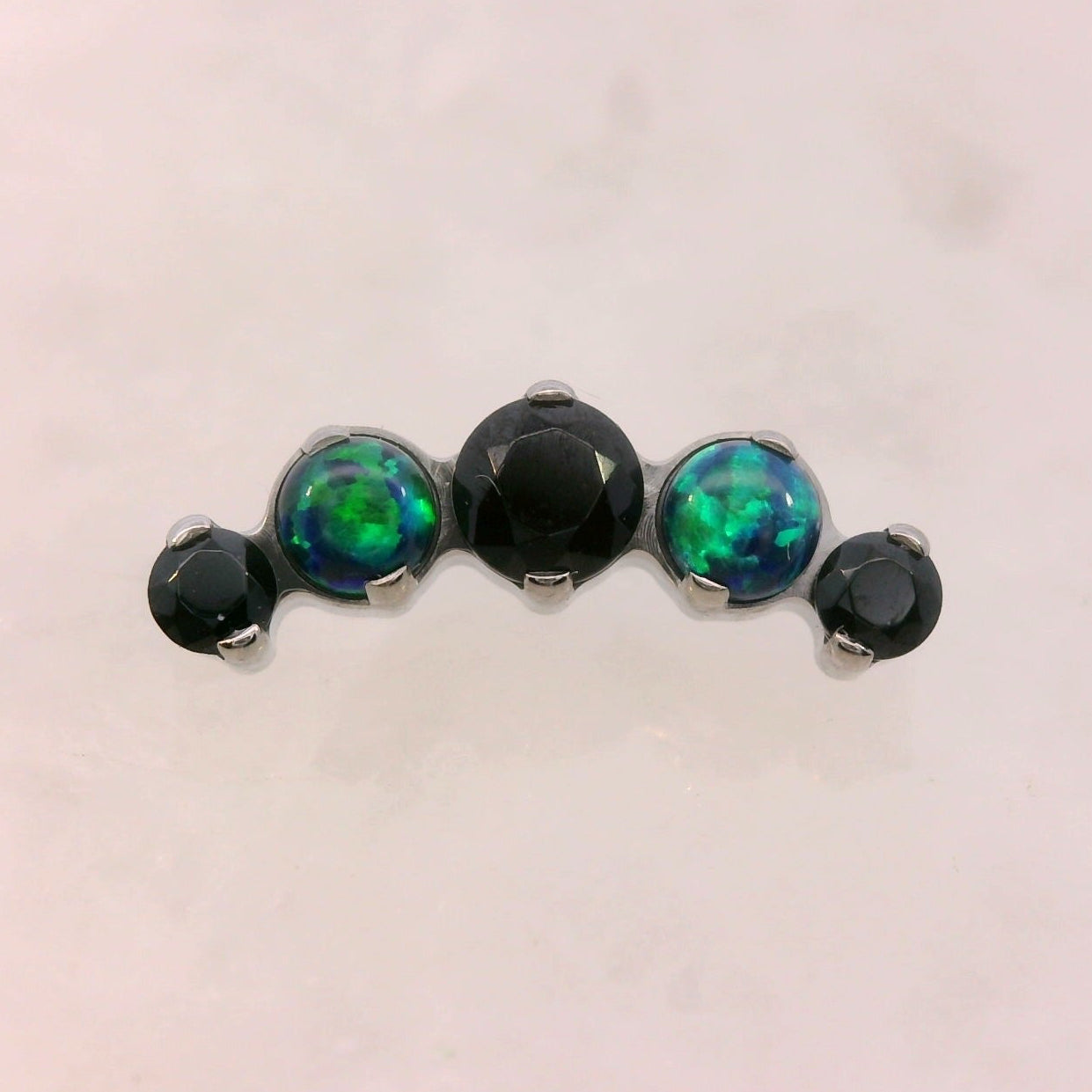 Prium - Single Row - Faceted Gems and Opals