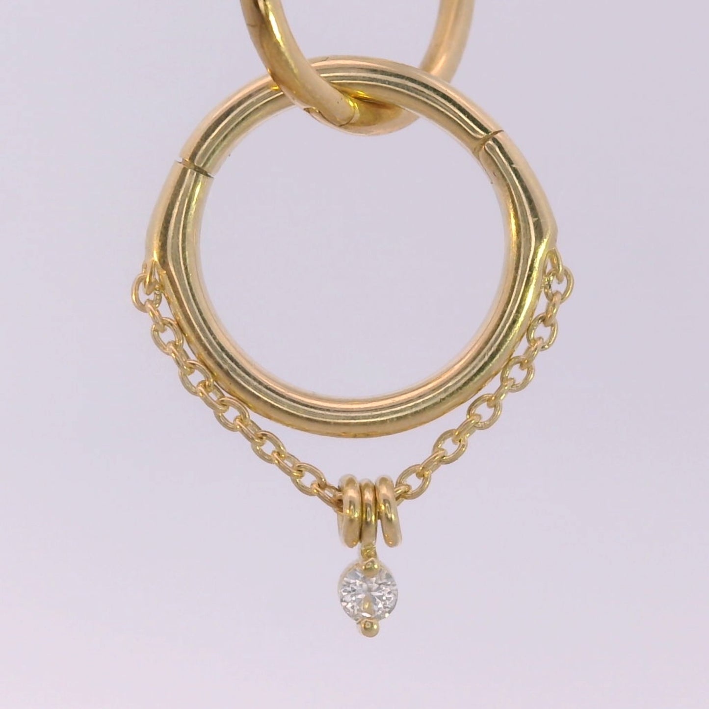 Stoned Chained Easy Ring
