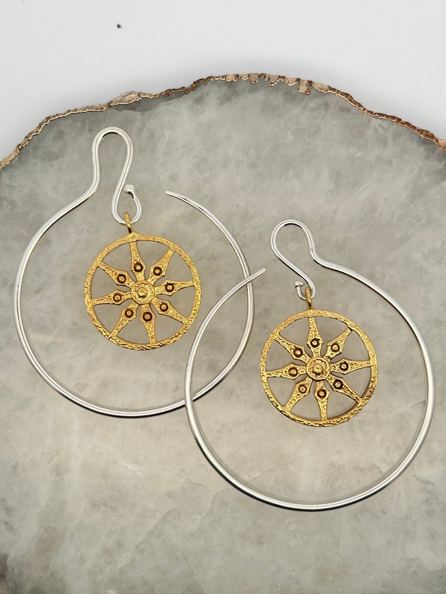 Circle in Circle Earrings