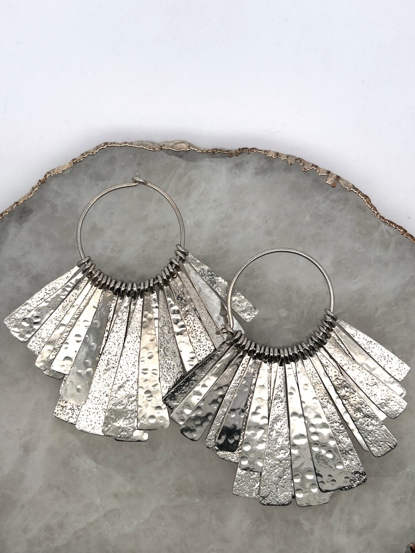 Hammered Jingle Earrings