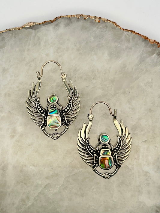 Scarab Pava Earrings