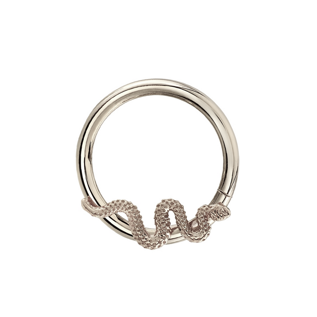 Delicate Snake Seam Ring