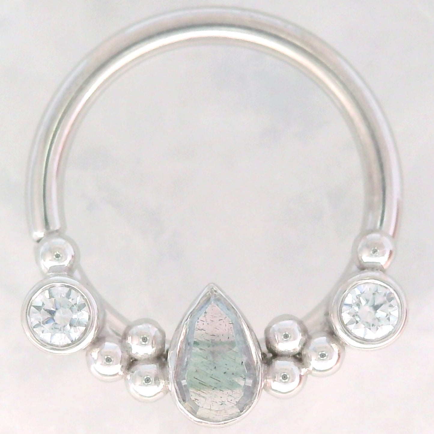 Inside Out Eden Pear Seam Ring