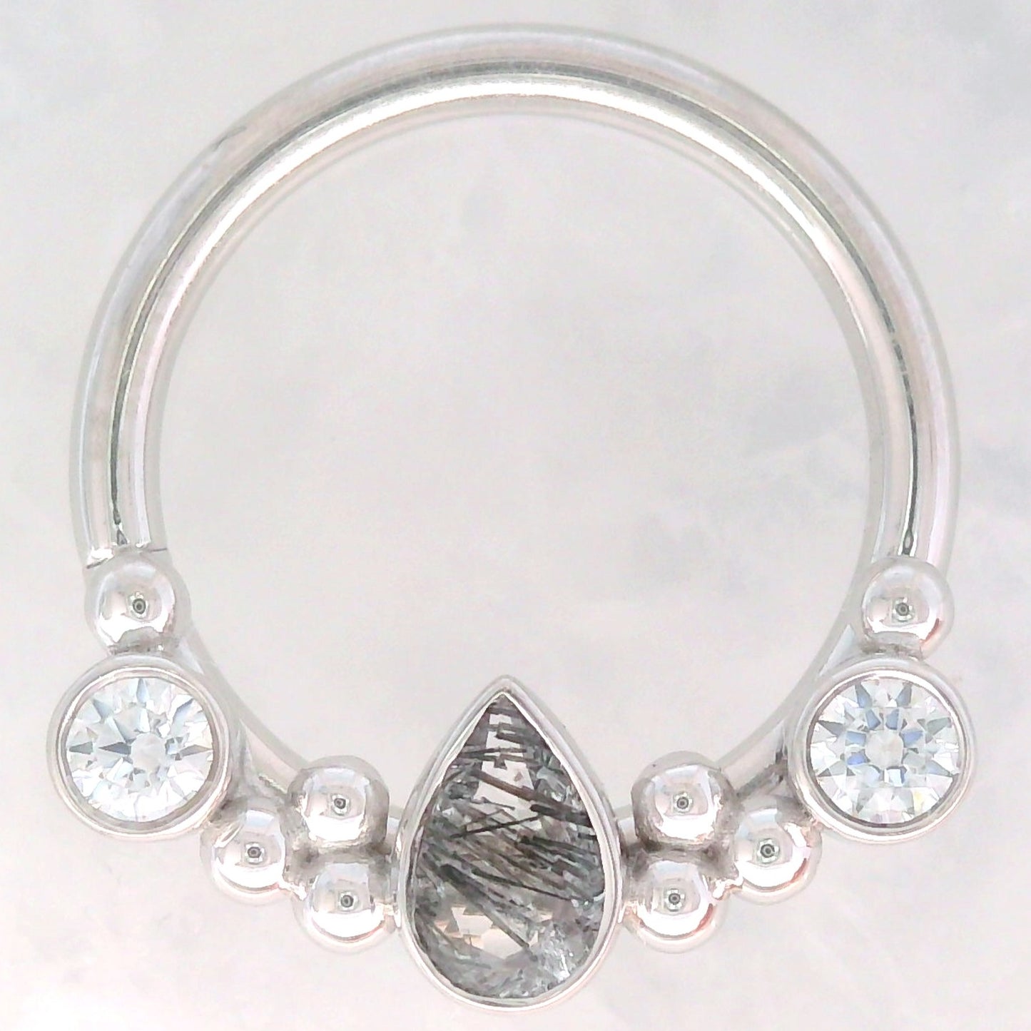 Inside Out Eden Pear Seam Ring