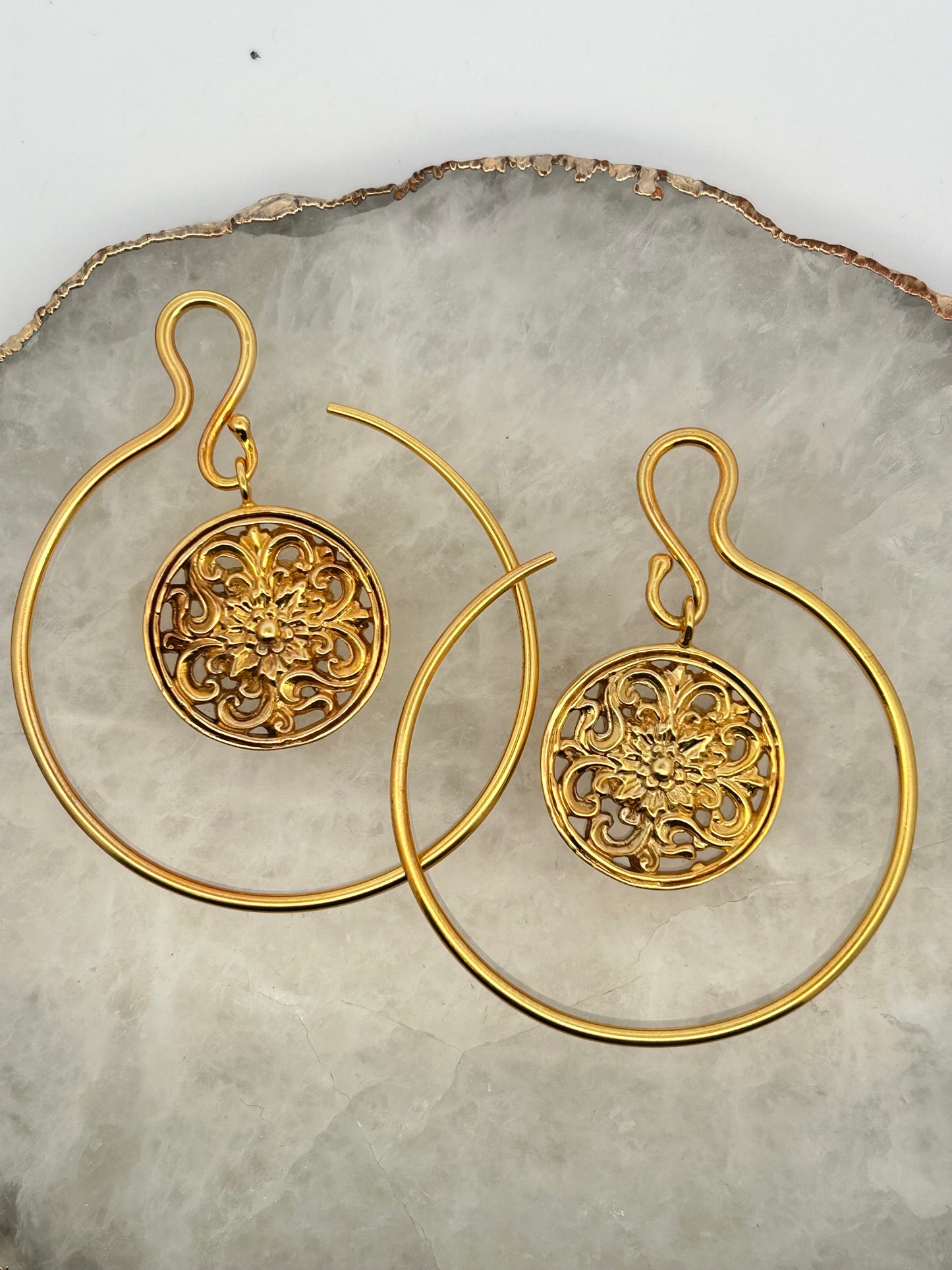 Circle in Circle Earrings