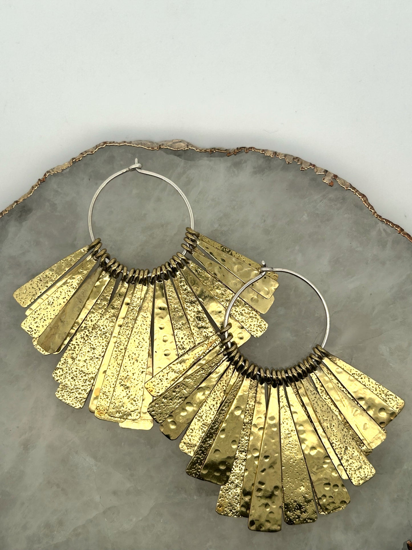 Hammered Jingle Earrings