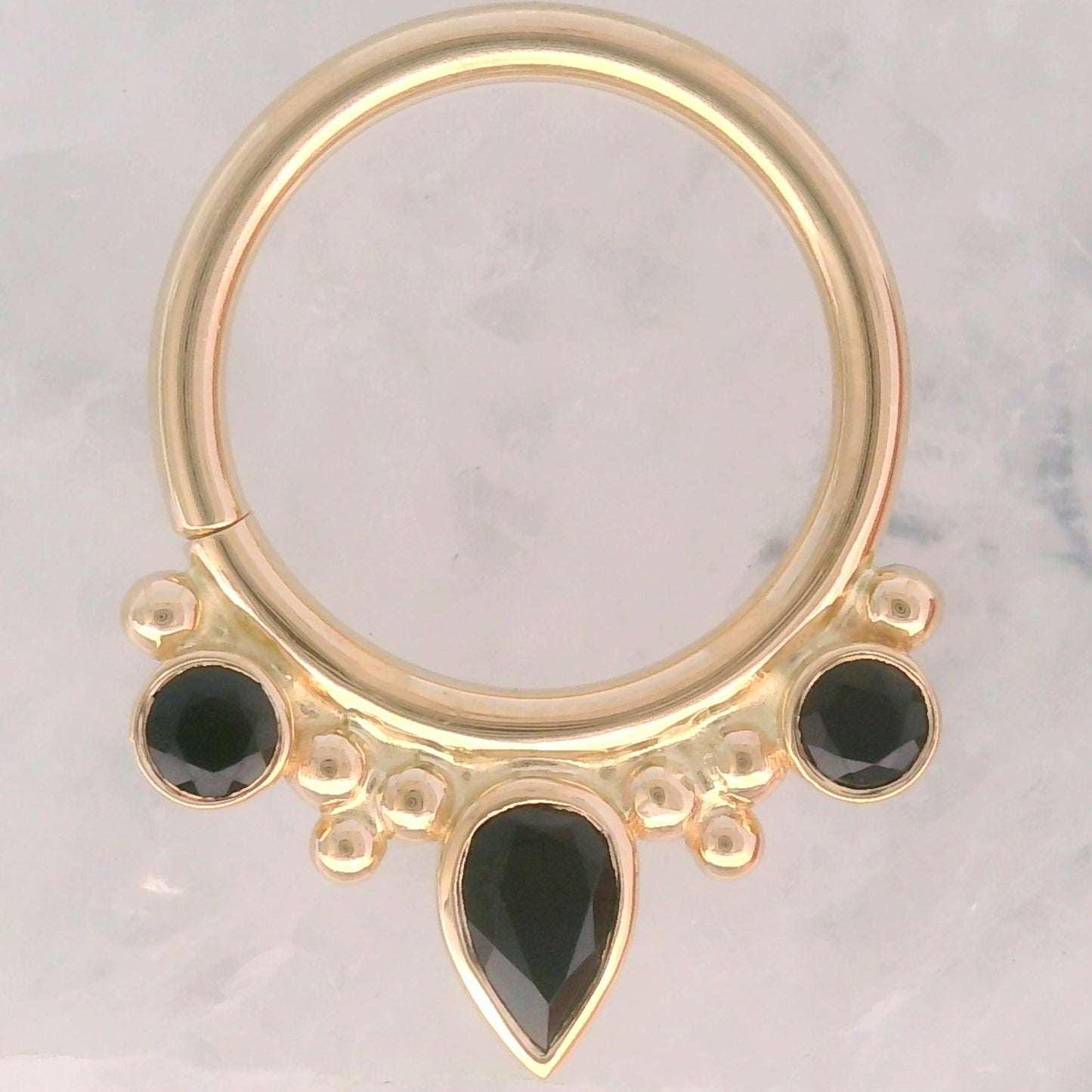 Eden Pear Seam Ring