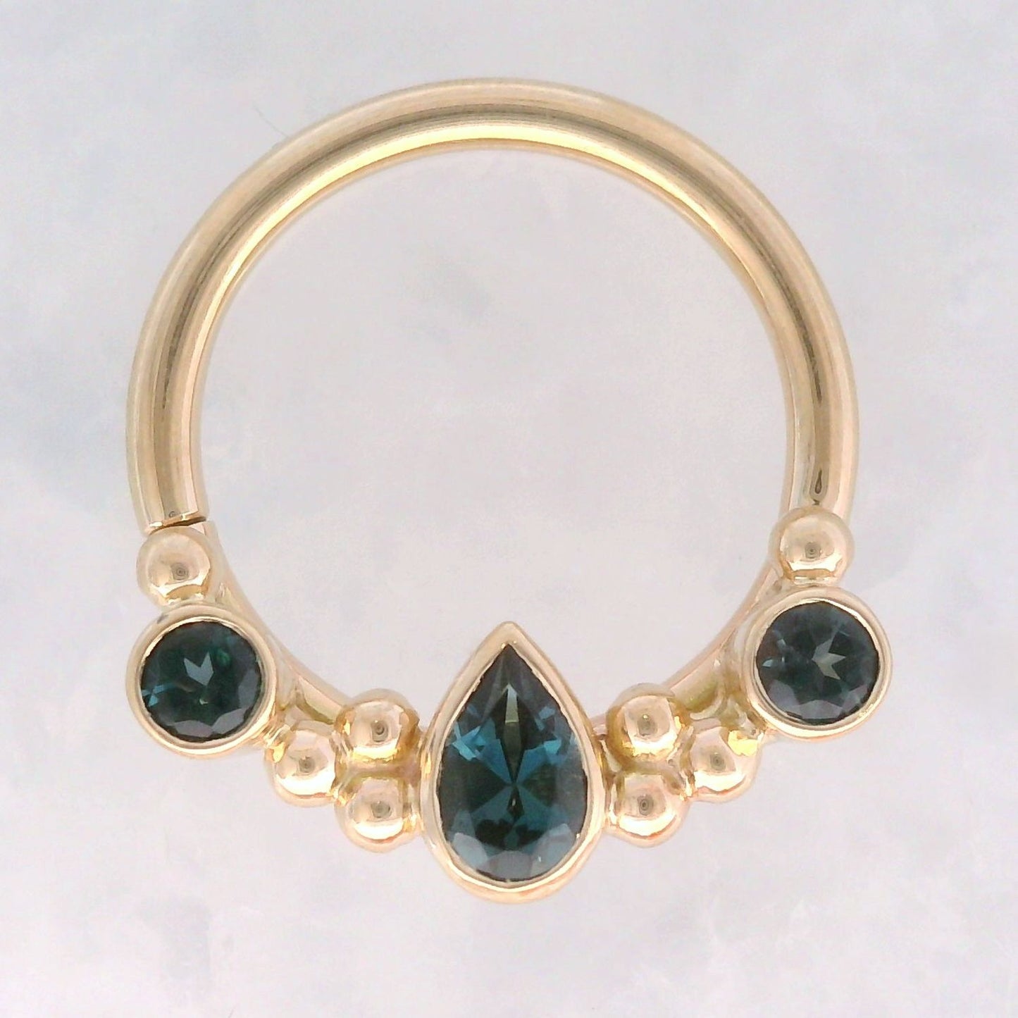 Inside Out Eden Pear Seam Ring