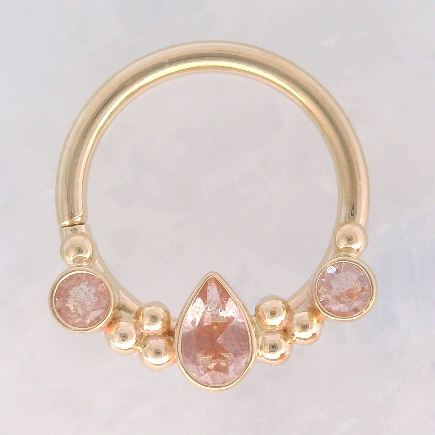 Inside Out Eden Pear Seam Ring