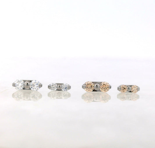 Duet - Titanium - Threadless