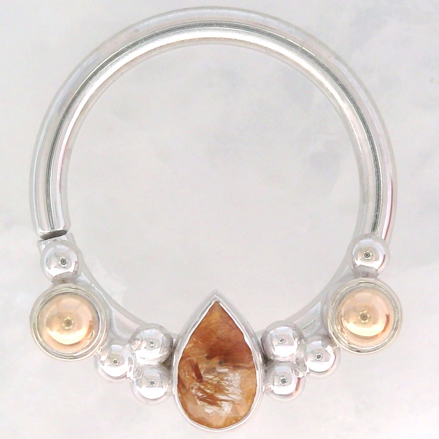 Inside Out Eden Pear Seam Ring