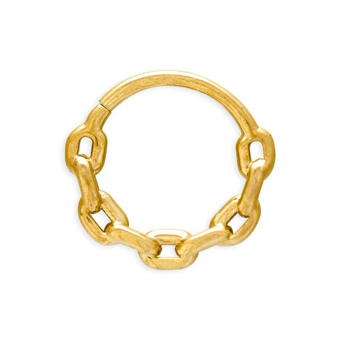 Chain Link Continuous- Seam Ring – Ivy Piercing Studios