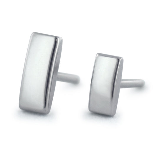 Titanium Rectangle Bar - Threadless