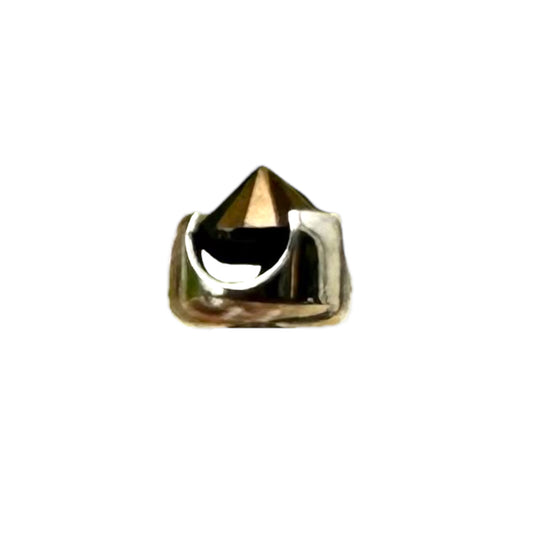 Prong Reverse Set Gem - Titanium - Threaded