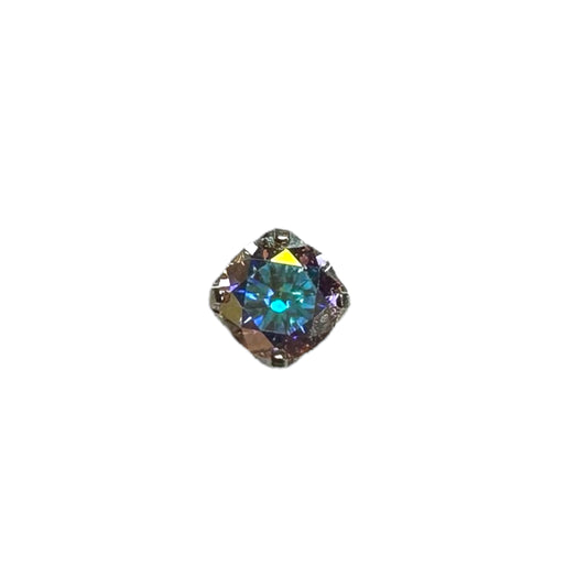 Threaded Prong Gem - Titanium