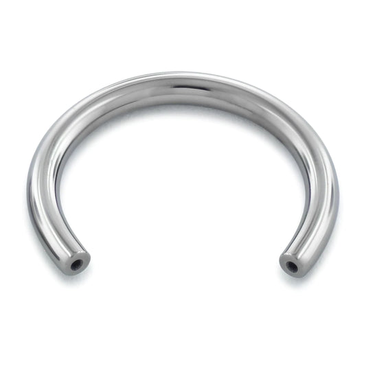 Threadless - Circular Barbell - POST ONLY - Titanium