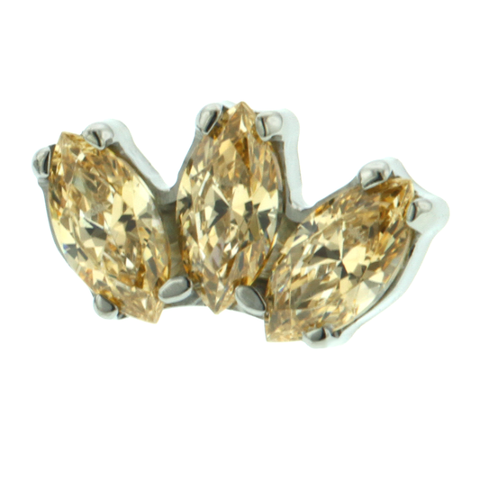 Triple Marquise Fan - Titanium