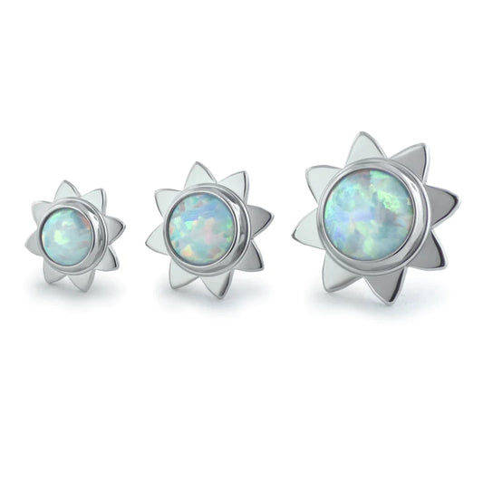 Sun Cabochon Bezel - Titanium