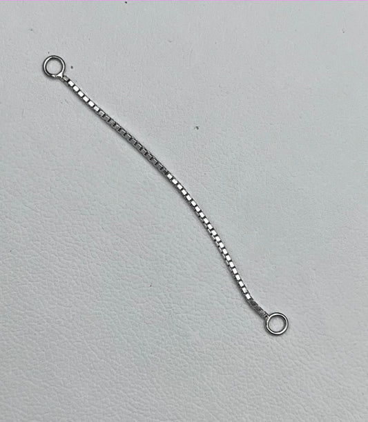 Single .7mm Box Chain - Two Jump Rings