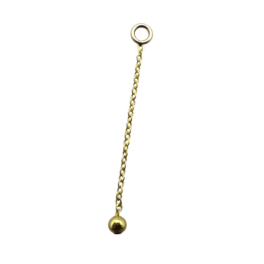 Curb Chain Beaded Dangle