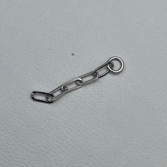 Platinum Paperclip Dangle Attachment