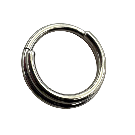 Titanium Double Hinge Ring