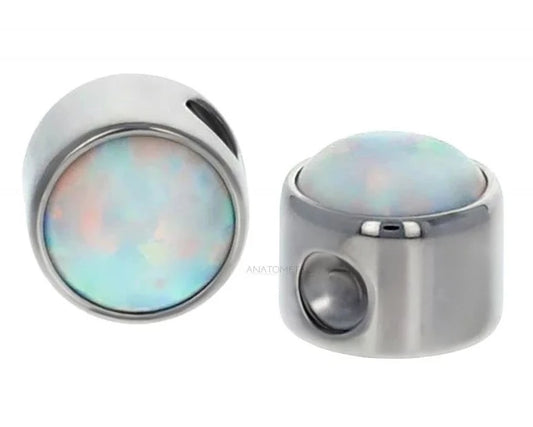 Captive Bezel Gem- Titanium