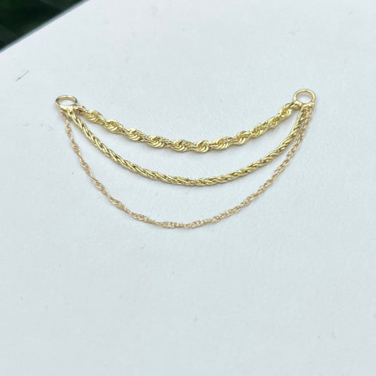 Triple Rope Draping Chain