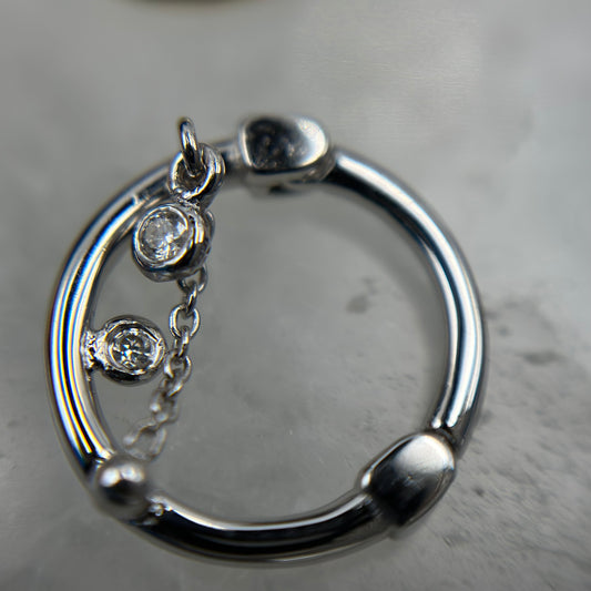 Runaway Dangle Hinge Ring